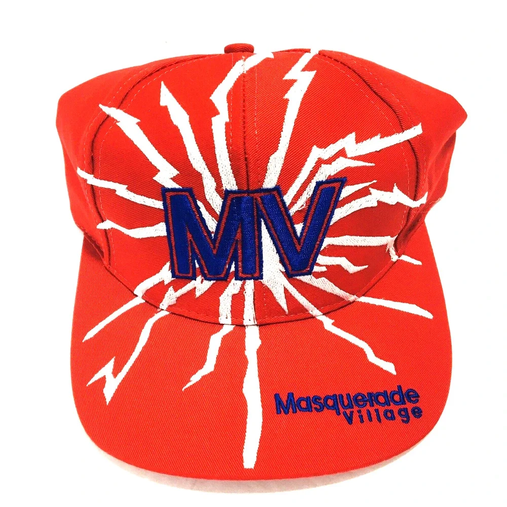 Shockwave Snapback Hat Vtg. 90's Rio Las Vegas Hotel Casino Masquerade Village